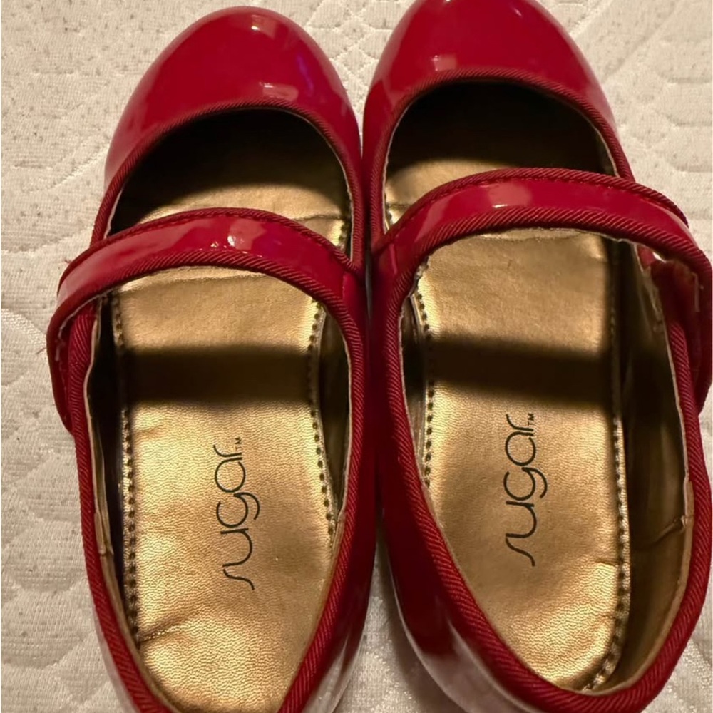 Sugar Red Kids Dress Shoes - Picture 2 of 4